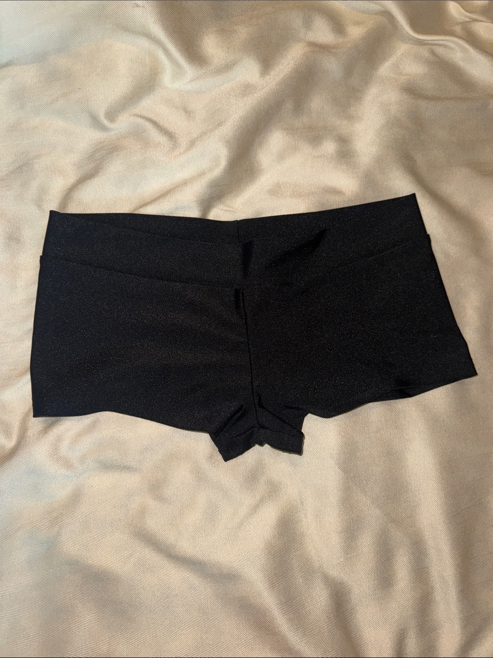 iHeartRaves Black High-Waist Boyshorts - Sleek Dance Shorts